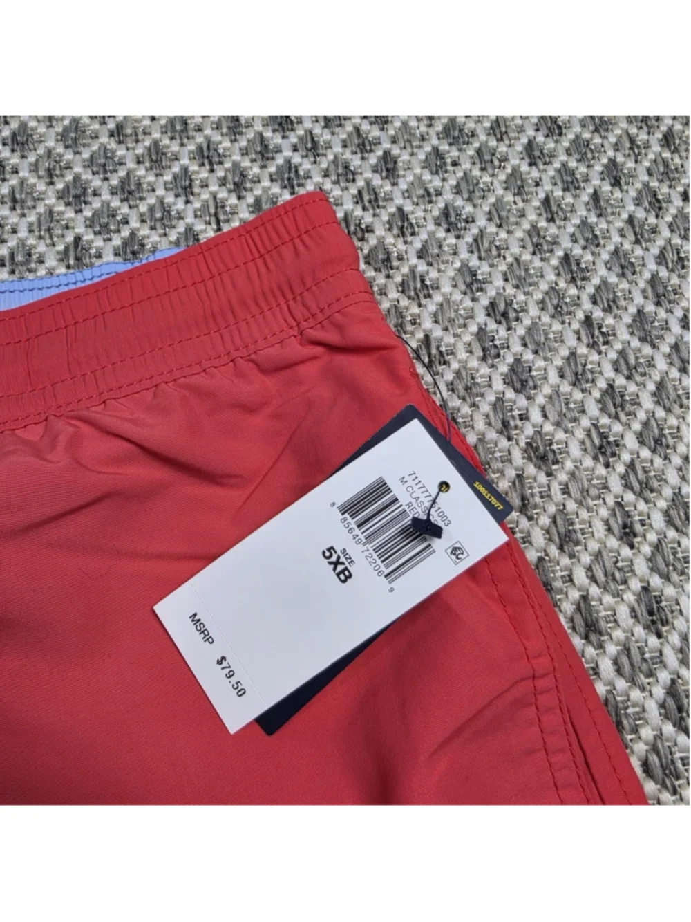 Polo Ralph Lauren Traveler Swim Trunks Mens 5XB Coral Red Big & Tall NWT